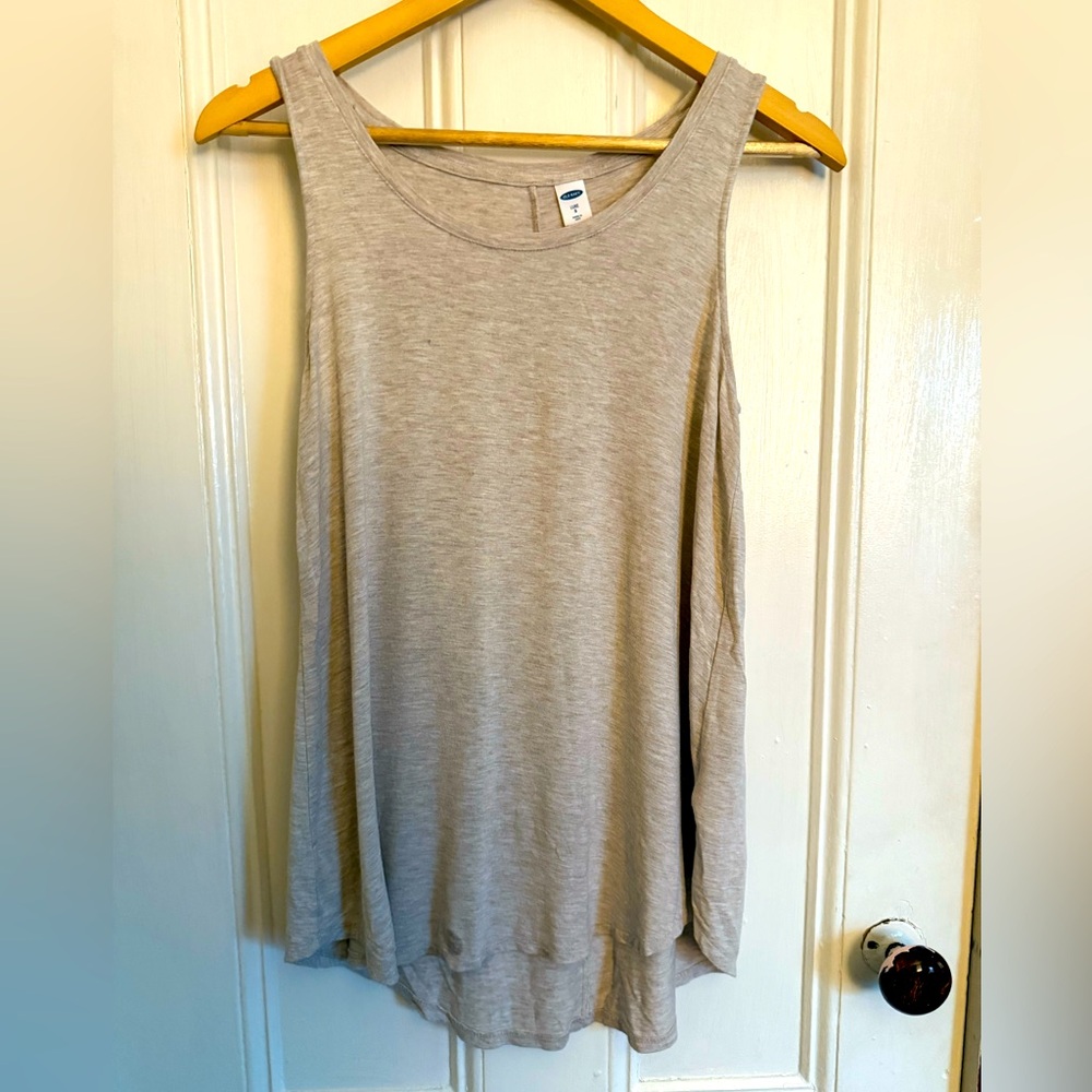 Old Navy - Cream Heathered Tank
